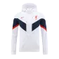Liverpool Hoodie Windbreaker Jacket 2022/23 - White - ijersey