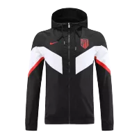 Atletico Madrid Hoodie Windbreaker Jacket 2022/23 - Black - elmontyouthsoccer