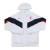 Liverpool Hoodie Windbreaker Jacket 2022/23 - White - ijersey