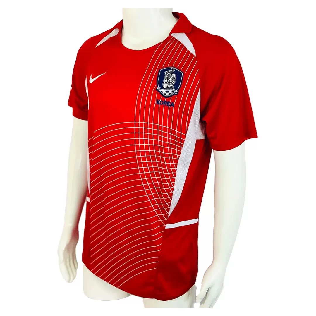 South Korea Home 2002 World Cup Short Sleeve Football Shirt [As worn by  Park Ji-Sung, Ki-hyeon & Nam-il]