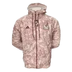 Mexico Hoodie Windbreaker Jacket 2022 - Cream - elmontyouthsoccer