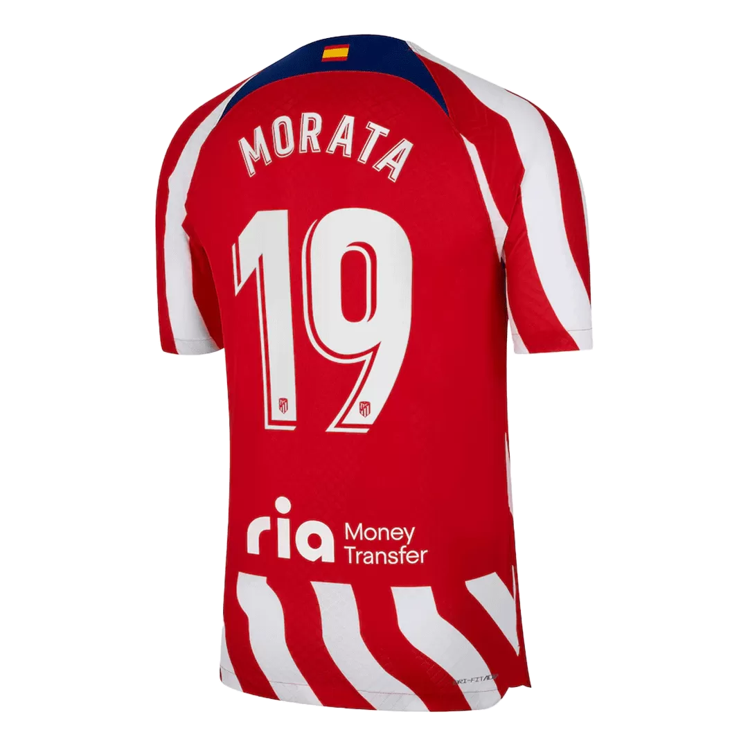 MORATA #19 Atletico Madrid Jersey 2022/23 Authentic Home