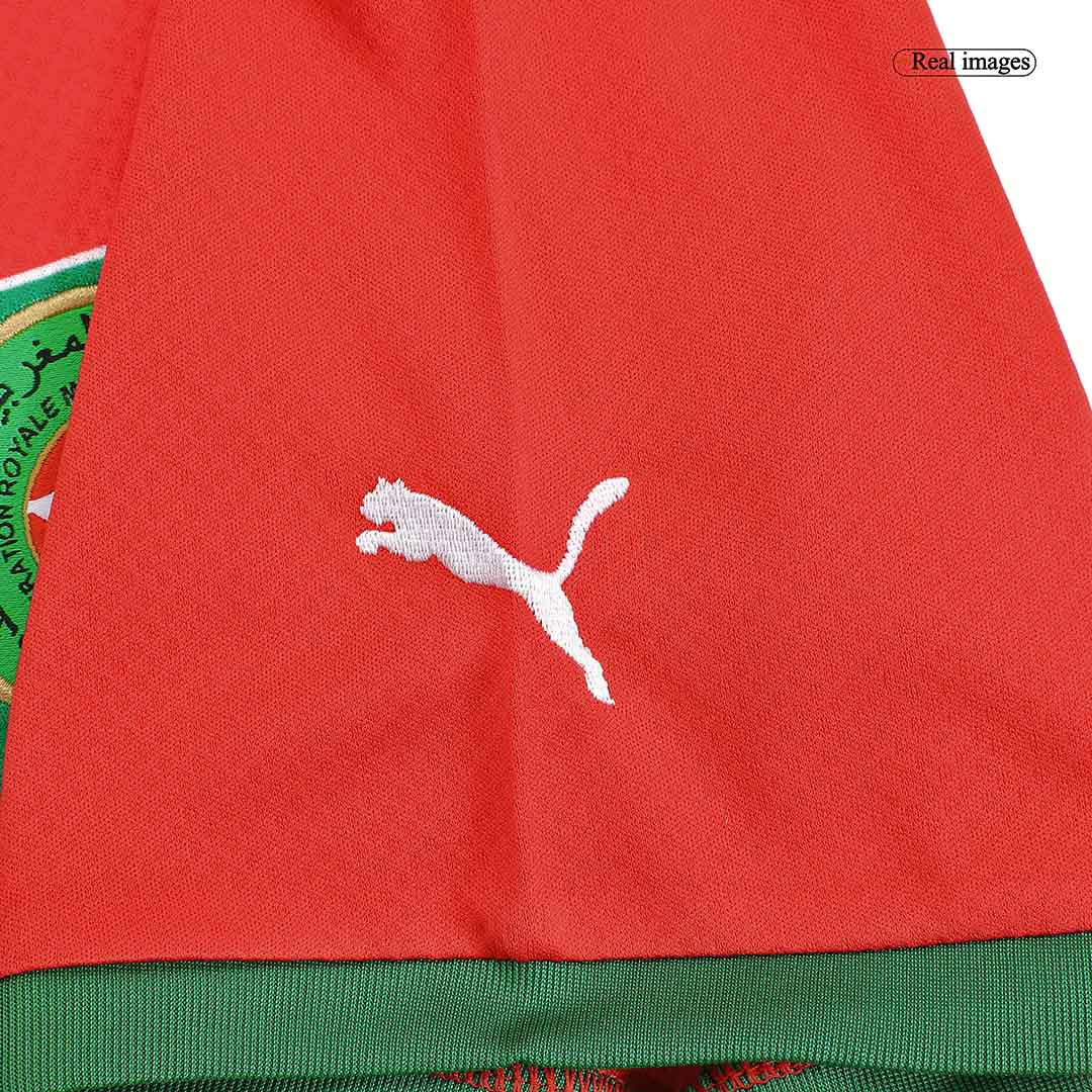 PUMA Men's Morocco 2022/23 Home Jersey Red/Green – Azteca Soccer