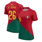 G.RAMOS #26 Portugal Jersey 2022 Home - Women - elmontyouthsoccer