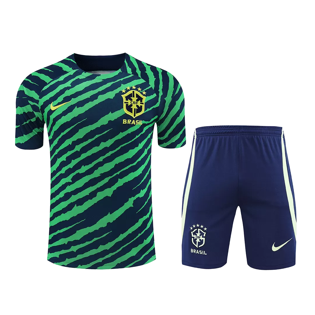 Brazil 2022 Black Football Jersey –