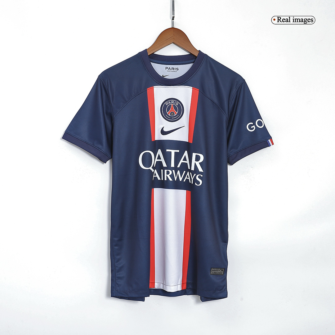 Nike Paris Saint-Germain LS Home Stadium Shirt 2022-23 with Marquinhos 5 Printing