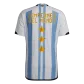 Argentina Jersey 2022 Authentic 3 Stars Champions Home - elmontyouthsoccer