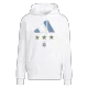 MESSI #10 Argentina Hoodie Sweatshirt 2022 - White - ijersey