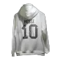 MESSI #10 Argentina Hoodie Sweatshirt 2022 - White - elmontyouthsoccer