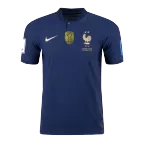 France Jersey 2022 Authentic Final Edition Home World Cup - elmontyouthsoccer
