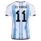 DI MARIA #11 Argentina Jersey 2022 Home -THREE STARS - ijersey