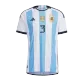TAGLIAFICO #3 Argentina Jersey 2022 Authentic Home World Cup -THREE STARS - ijersey