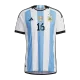 T. ALMADA #16 Argentina Jersey 2022 Authentic Home World Cup -THREE STARS - ijersey
