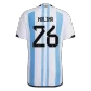 MOLINA #26 Argentina Jersey 2022 Authentic Home World Cup -THREE STARS - ijersey