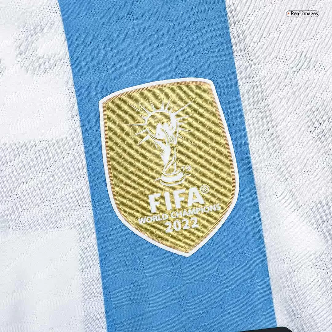 Argentina Soccer Jersey Three Stars Jersey Champion Edition Home Custom  World Cup Jersey 2022