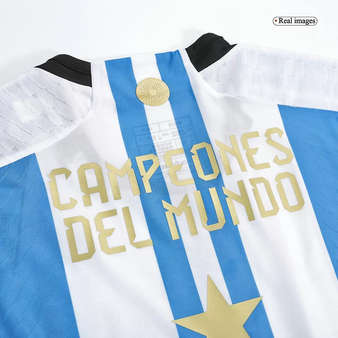 Argentina Jersey 2022 3 Stars Champions Home