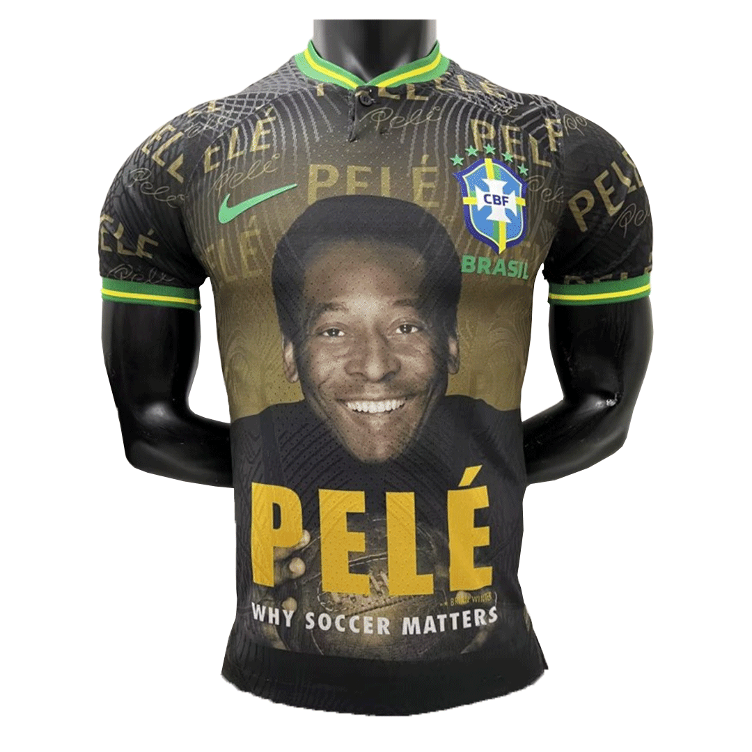 Brazil PELÉ Commemorative Home Soccer Jersey 2022