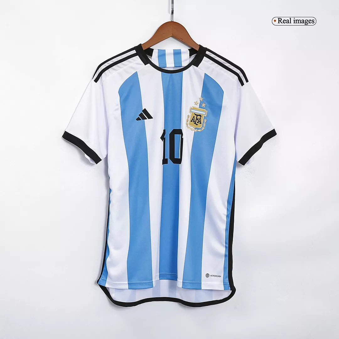 MESSI #10 Argentina Jersey 2022 Home - THREE STAR - elmontyouthsoccer