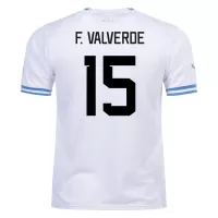 F. VALVERDE #15 Uruguay Jersey 2022 Away World Cup - ijersey