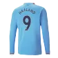HAALAND #9 Manchester City Home Jersey 2022/23 - Long Sleeve - ijersey