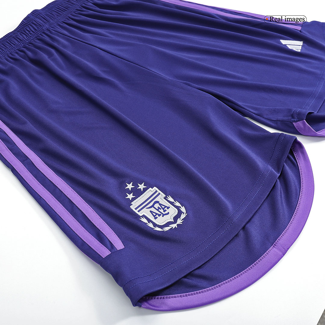 Argentina Soccer Shorts 2022 Away World Cup -THREE STAR - ijersey