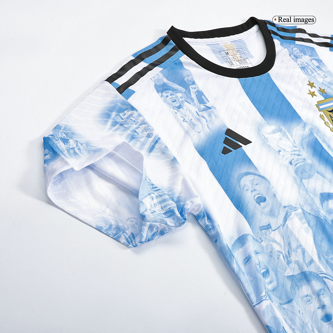 2022 Argentina Women's Home 2 Stars Soccer Jersey - Kitsociety