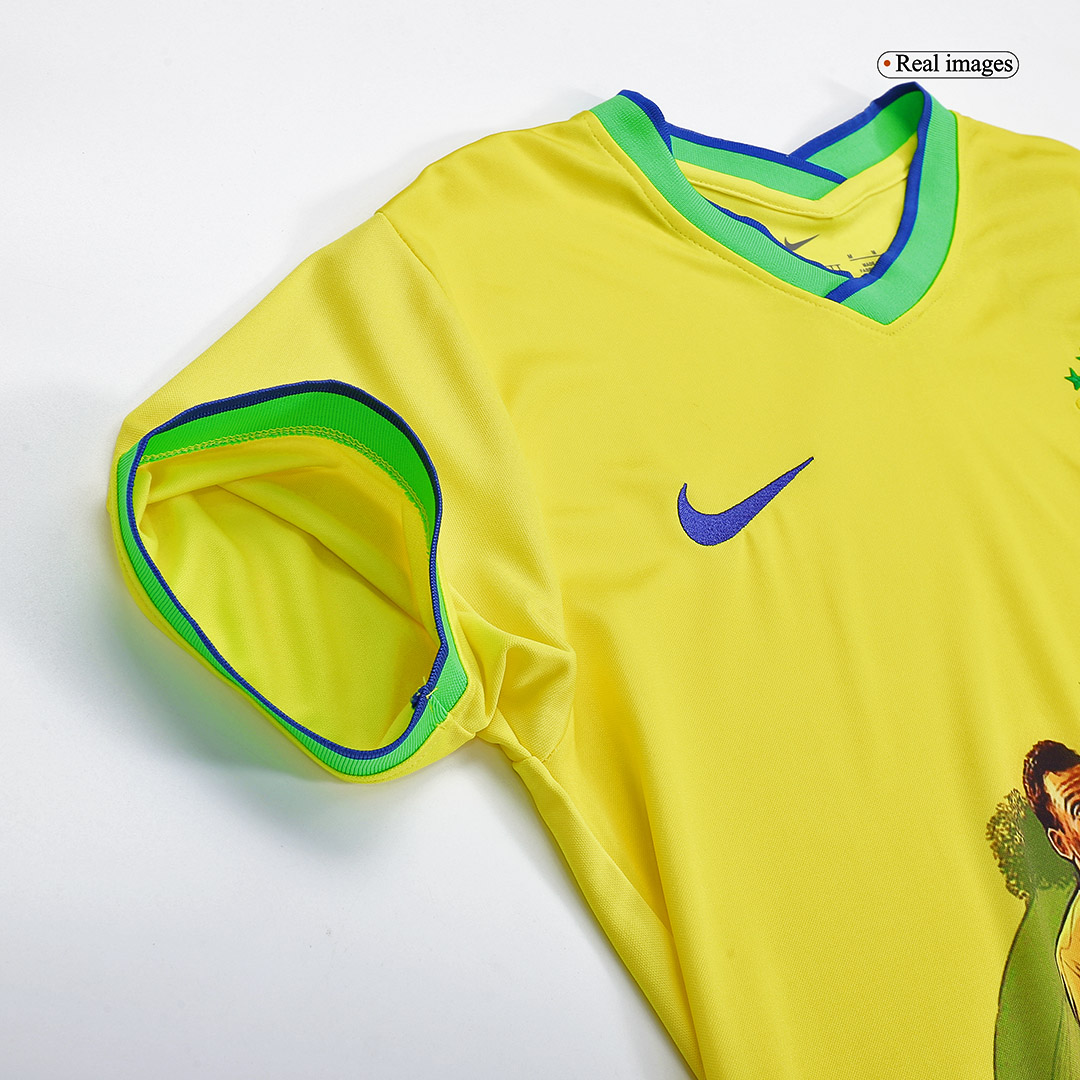 Brazil PELÉ Commemorative Home Soccer Jersey 2022