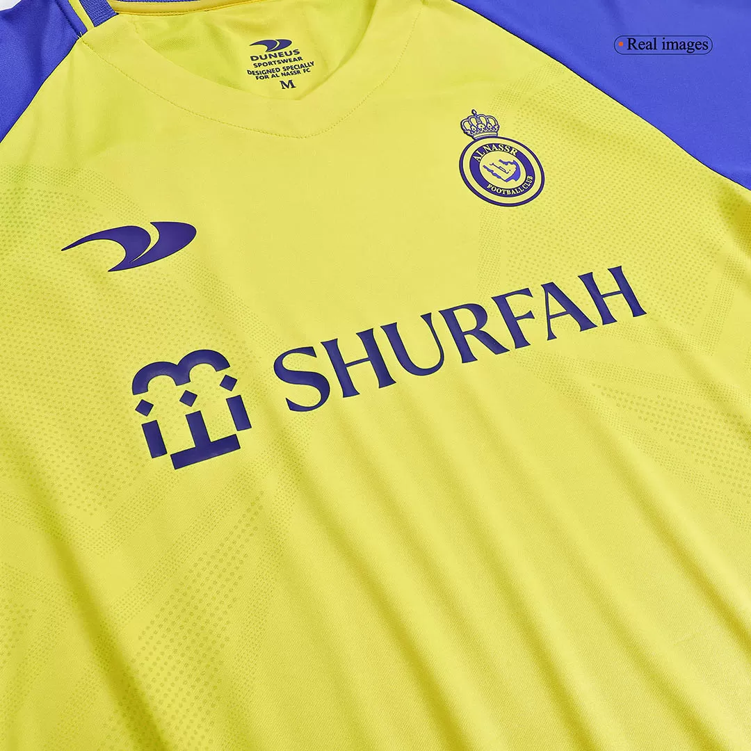 Football Jersey Al Nassr fc home Ronaldo number#7 ( saudi arabian team –  The FootyMan