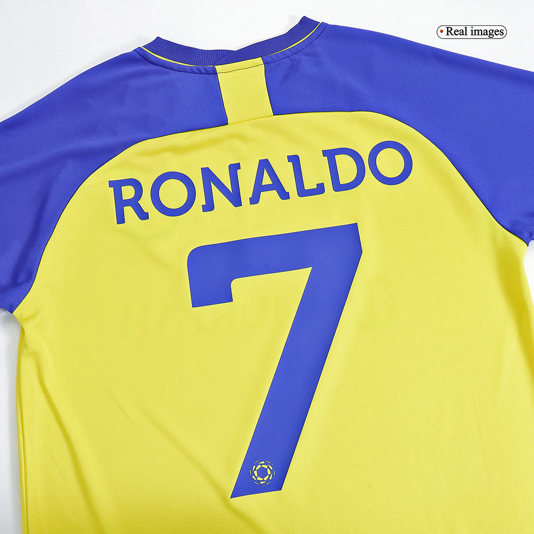 : FLAURA Al NASSR Soccer #7 Ronaldo Jersey Style Youth Unisex  T-Shirt : Sports & Outdoors