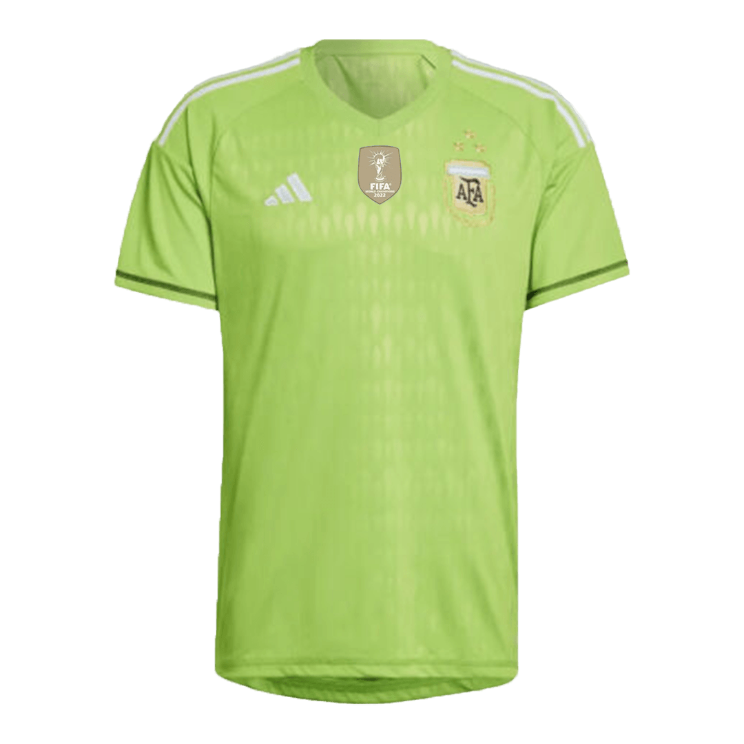 Argentina Goalkeeper Jersey 2022 World Cup Authentic - Green -THREE STARS