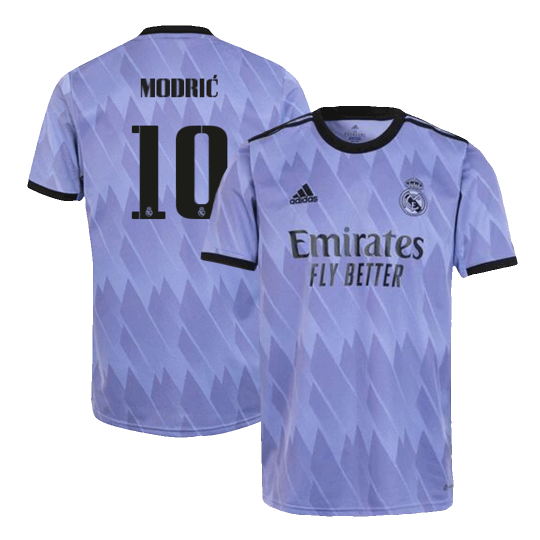 Adidas Real Madrid Third Authentic Shirt 2021-22 with Modric 10 Printing