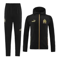 Marseille Hoodie Tracksuit 2022/23 - Black - elmontyouthsoccer