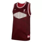 Liverpool x LeBron James Sleeveless Training Jersey 2022/23 Black&Red - elmontyouthsoccer