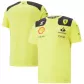 Scuderia Ferrari F1 Racing Team T-Shirt Yellow 2023 - ijersey