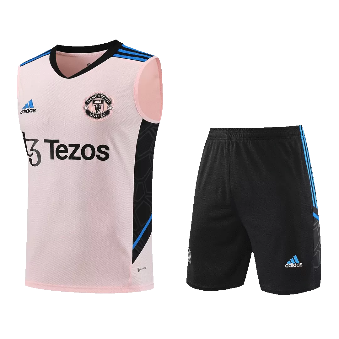 Men's adidas Pink Manchester United 2022/23 Training Jersey