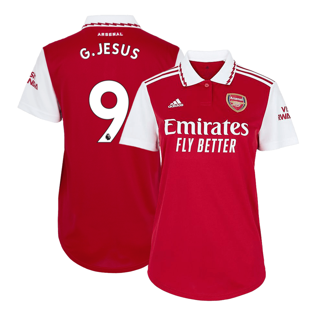 Arsenal Emirates Fly Better G. Jesus 9 black Football Jersey