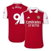 G.JESUS #9 Arsenal Jersey 2022/23 Authentic Home - elmontyouthsoccer