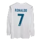 RONALDO #7 Real Madrid Jersey 2017/18 Home Retro - Long Sleeve - ijersey