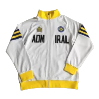 Retro Leeds United Training Jacket 1978 - White&Yellow - elmontyouthsoccer