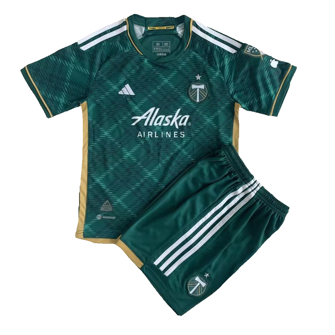 Youth Portland Timbers Jersey Kit 2023 Home Elmont Youth Soccer