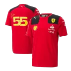 Scuderia Ferrari F1 Racing Team Carlos Sainz #55 T-Shirt 2023 - elmontyouthsoccer