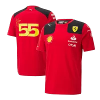 Scuderia Ferrari F1 Racing Team Carlos Sainz #55 T-Shirt 2023 - elmontyouthsoccer
