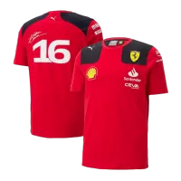 Scuderia Ferrari F1 Racing Team Charles Leclerc #16 T-Shirt 2023 - ijersey