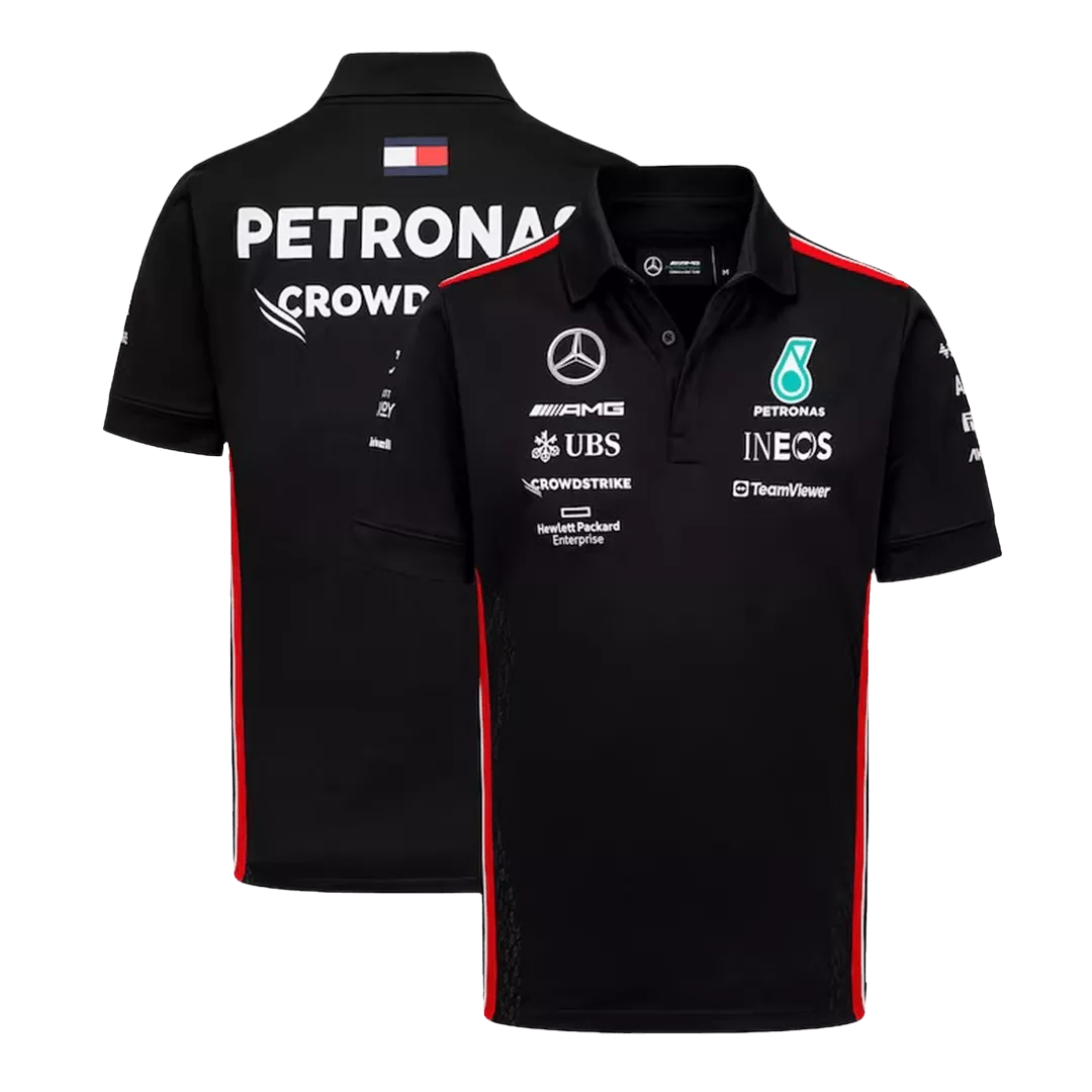 Mercedes AMG Petronas F1 Racing Team Polo 2023 - Black
