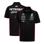 Mercedes AMG Petronas F1 Racing Team Polo 2023 - Black - elmontyouthsoccer