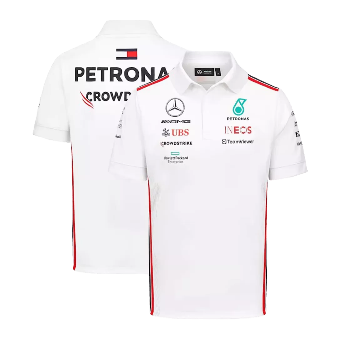Mercedes AMG Petronas F1 Racing Team Polo 2023 - White