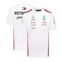 Mercedes AMG Petronas F1 Racing Team T-Shirt 2023 - White - elmontyouthsoccer