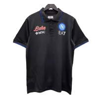 Napoli Polo Shirt 2022/23 - Black - elmontyouthsoccer