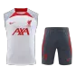 Liverpool Sleeveless Training Jersey Kit 2023/24 White&Gray - ijersey