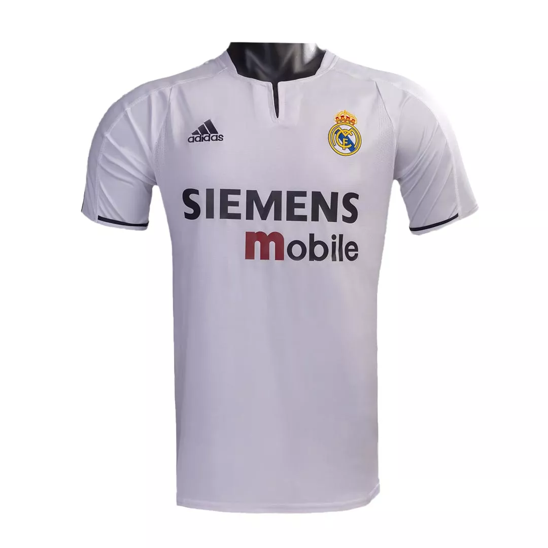 Real Madrid Jersey 2003/04 Home Retro - elmontyouthsoccer